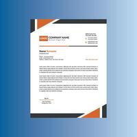 Modern Letterhead Design. Abstract Template Display for Promotional Campaign. vector