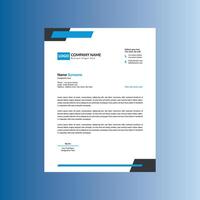 Modern Letterhead Design. Abstract Layout Display for Promotional Campaign. vector