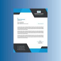 Modern Letterhead Design. Dynamic Layout Display for Promotional Campaign. vector