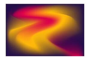 a red and yellow abstract background with a wave vector