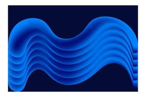 Abstract Blue gradient wave mesh background wallpaper template vector