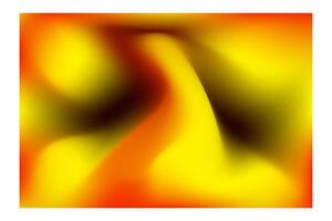 a yellow and black abstract image with a swirl vector