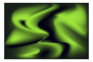 a green abstract background with a black background vector