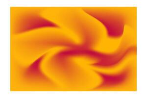 a yellow and red swirl on a white background vector