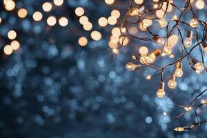 Abstract bokeh lights on a dark grey backdrop, creating a soft and subtle aesthetic photo
