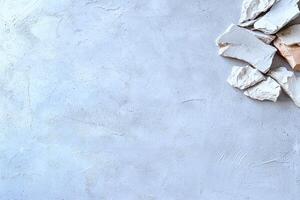 Minimal imperfections on light grey concrete, creating a sleek, raw industrial vibe photo