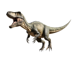 Powerful 3D Rendered Dinosaur in a Dynamic Pose png