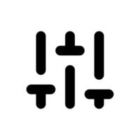 setting icon simple design perfect for ui ux vector
