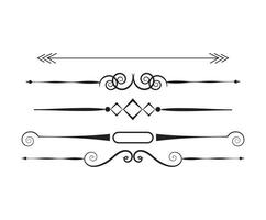 Arrow element set. Collection of graphic elements EPS 10 vector
