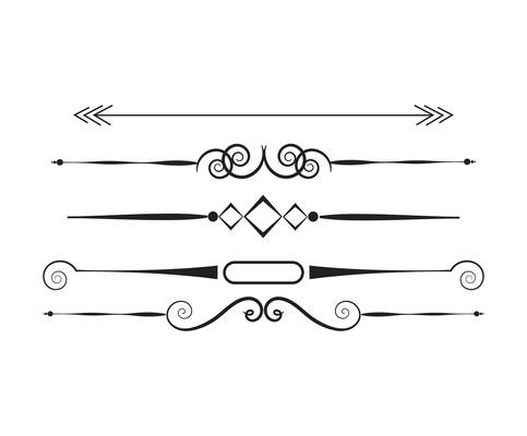 Arrow element set. Collection of graphic elements EPS 10