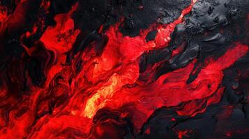 A red and black background with flames photo