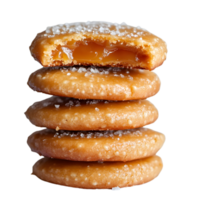 Flawless Stack of Sugar Cookies for Commercial Use png