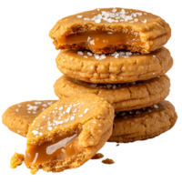 Sugar Cookies Neatly Stacked for Digital Use png