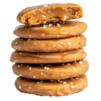 Tempting Sugar Cookies Arranged in a Stack png