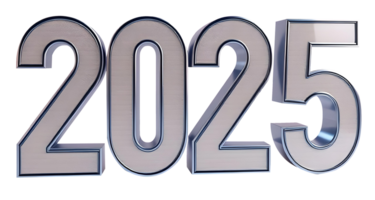 a close up of a number of metal numbers on a transparent background png