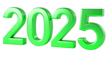 a green 3d numbers that are in the shape of a number png