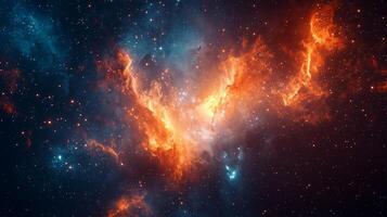 an image of a nebula in space photo