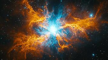 the crab nebula, a nebula in the constellation of crab photo