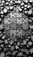 Assembling the Fragments, A Textured Jigsaw Puzzle of Dispersed Pieces photo