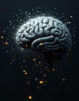 The Fragile Mind, A Conceptual Rendering of Cognitive Disruption and Neural Activity photo