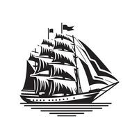 Ketch Silhouette Vectors Images for Branding Materials