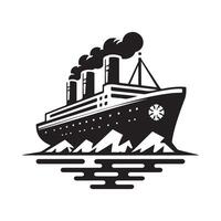 Icebreaker Silhouette Vectors Artwork for Innovative Projects