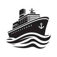 Stylish Icebreaker Silhouette Vectors Graphics for Web Elements