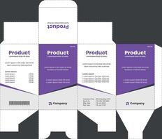 Medicine Package Design for Pills And Supplements vector