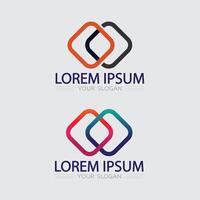 Business icon and logo design graphic block vector