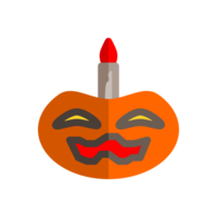 Design Illustration graphic of pumpkin icon with flat style. Suitable for UI, mobile design, web design, etc. Transparent Background png