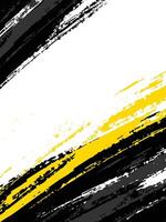 a black and yellow background with a black and white stripe vector