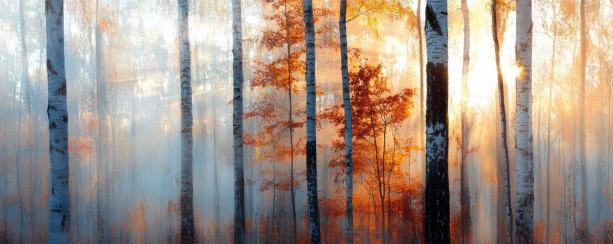 fantasía, un bosque con arboles en el primer plano y antecedentes foto