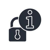confidential icon. .Editable stroke.linear style sign vector