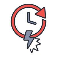 instant access icon. .Editable stroke.linear style sign vector