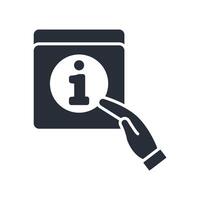 info box icon. .Editable stroke.linear style sign vector