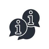 chat icon. .Editable stroke.linear style sign vector