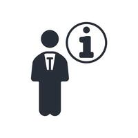help icon. .Editable stroke.linear style sign vector