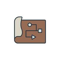 logic icons isolated on White Background. vector