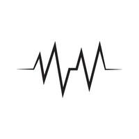 heart rate icon illustration design template vector