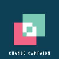 Change square arrow form modern logo. Rotary towards target company logo template. vector