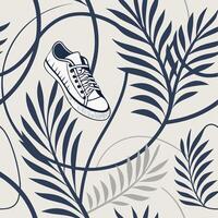 Abstract Graphic Line Texture Pattern for Textile Design vector