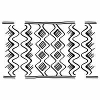 Modern Artistic Abstract Line Pattern Graphic Silhouette for Home and Fashion vector