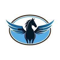 Decorative horse icon design, perfect for creating logos, label vector