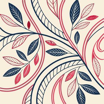 Modern Minimalistic Texture Pattern with Abstract Lines Textile Art vector