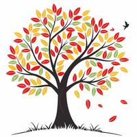 Bright Tree Art Nature Inspired Designs vector