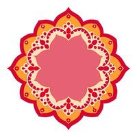 A-frame illustration with a complex and decorative pattern for unique artwork. vector