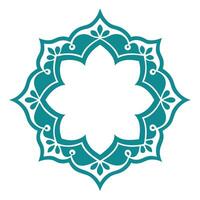 Ornamental frame design with a beautiful intricate pattern and artistic style. vector