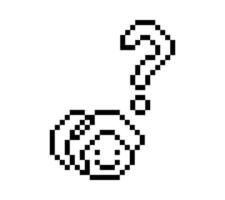 Lady woman face with female girl question or question mark confuse query questionaire cartoon. vector