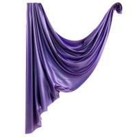 Elegant Purple Silk Drape Fabric Swirl Design Texture Background png