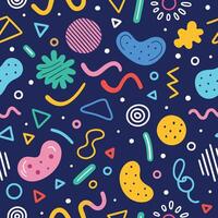seamless pattern with colorful blue background vector